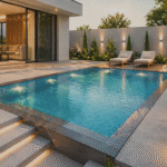 انشاء حوض سباحة منزلي